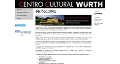 Desktop Screenshot of centroculturalwurth.com.br